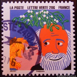 AA01201 Bonne année ! Timbre n°12 20g