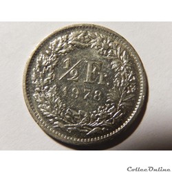 Suisse, 50 centimes 1978