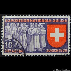 Suisse 00320 Exposition nationale Suisse 10cts de 1939