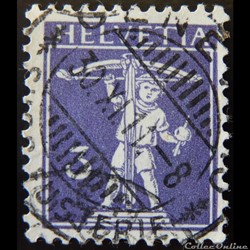 Suisse 00129 fils de William Tell 3cts de 1909