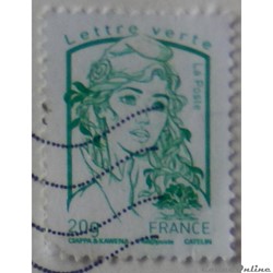 04774 Marianne de Chiappa et Kavena lettre verte 20g de 2013