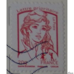 04767 Marianne de Chiappa et Kavena lettre prioritaire 20g de 2013