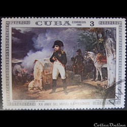 Cuba 02302 Napoléon sur le champ de bataille 3c de 1981