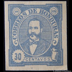 Honduras 00081 président Celio Arias 30c de 1896