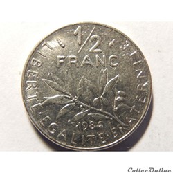 50 centimes Semeuse 1984