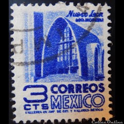 Mexique 00967 Eglise moderne 3c de 1950