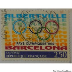 02760 Pays Olympiques 1992 Albertville - Barcelone 2F50 de 1992
