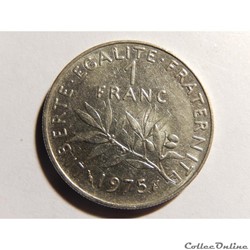 1 franc semeuse 1975