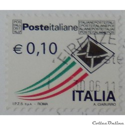 Italie 03152 courrier volant 010€ de 2010