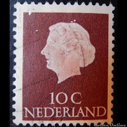 Pays-Bas 00600 reine Juliana 10c de 1953