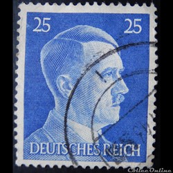 Allemagne Reich 00717 Adolf Hitler 25pf de 1941