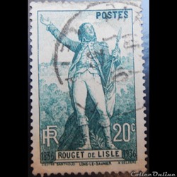 00314 Rouget de Lisle Statue de Bartholdi à Lons-le-Saunier 20cts