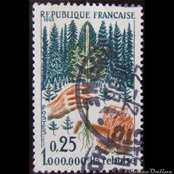 01460 Le 1 000 000ème hectare reboisé 0,25F
