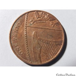 Royaume-Uni, 1 penny de 2008