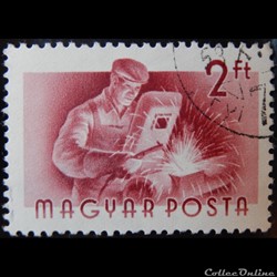 Hongrie 01172 soudeur à l'arc 2ft de 1955