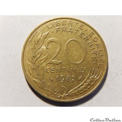 20 centimes Marianne 1982