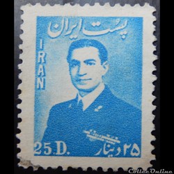 Iran 00766 Mohammad Reza Shah Pahlavi 25D de 1951