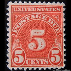 Etats Unis T0048 chiffre 5c de 1930