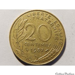 20 centimes Marianne 1987