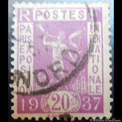00322 Exposition internationale de Paris 20 cts lilas