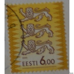 Estonie 00370 armoiries 6 kr de 2000