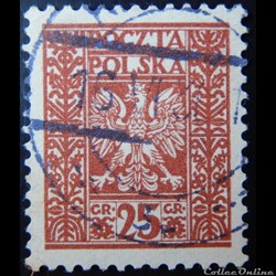 Pologne 00348 armoiries aigle 25Gr de 1928
