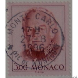 Monaco 02055 prince Rainier III 3F de 1996