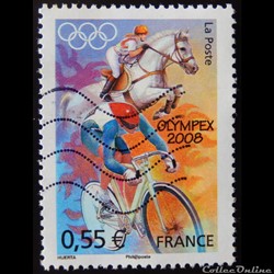 04222 Jeux Olympiques de Pékin 2008 Cyclisme et équitation 0.55€