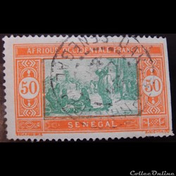 Sénégal 00082 scène de marché 50c de 1926