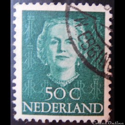 Pays-Bas 00522 reine Juliana 50c de 1949