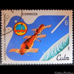 Cuba 02355 station orbital Soyuz 6c de 1982
