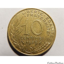 10 centimes Marianne 1989