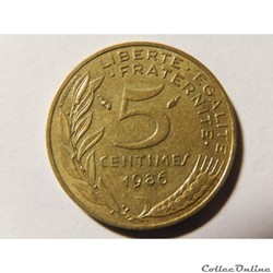 5 centimes Marianne 1986