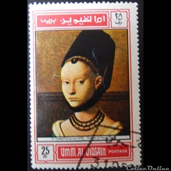 Umm al-Quwaïn 00243A peinture 25D de 1968