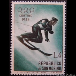 Saint-Marin 00405 JO slalom 4L de 1955