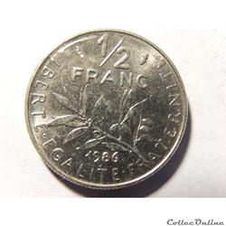 50 centimes Semeuse 1986