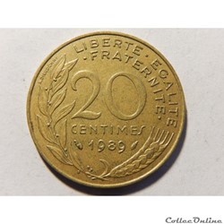 20 centimes Marianne 1989