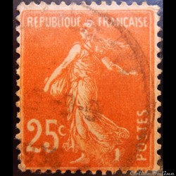 00235 Semeuse camée 3ème série 25c de 1927