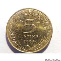 5 centimes Marianne 1998
