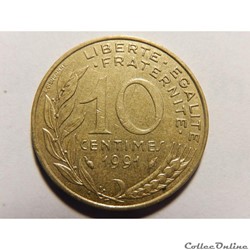 10 centimes Marianne 1991