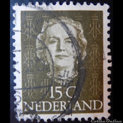Pays-Bas 00514A reine Juliana 15c de 1949