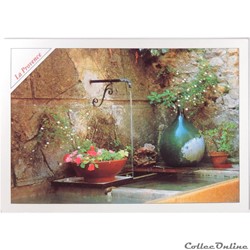 CP Provence, fontaine fleurie