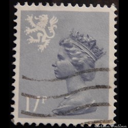 Royaume-Uni 01154 reine Elisabeth II 17p de 1984