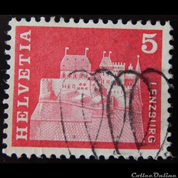 Suisse 00815 Château de Lenzburg 5cts de 1968