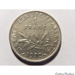1 franc semeuse 1970