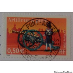 03680 artilleur à pied Napoléon 1er 0.50€ de 2004