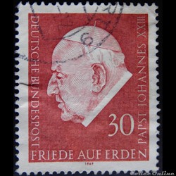 Allemagne RFA 00467 Pape Jean 23 30pf de 1969