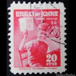 Equateur 00615 écolier 20c de 1957