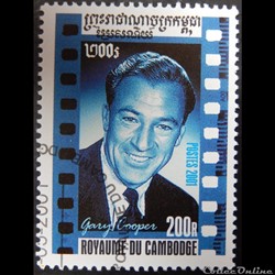 Cambodge 01813 Gary Cooper 200R de 2001