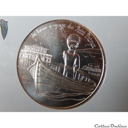 10 euros, le beau voyage du Petit Prince, navigue sur une pinasse